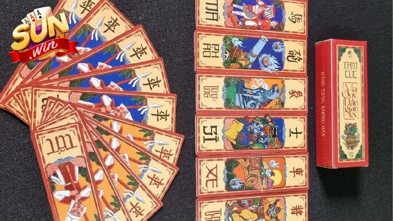 Các quân bài tại bài Tam Cúc Sunwin